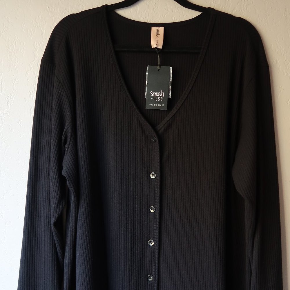 Smash + Tess The Dreamy Days Long Sleeve in Midnight Black XL